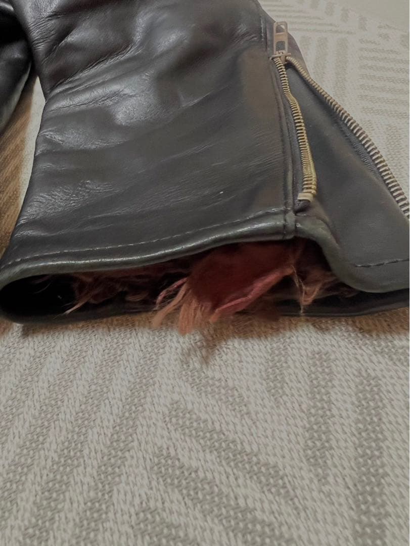 Indian レザージャケット サイズ38