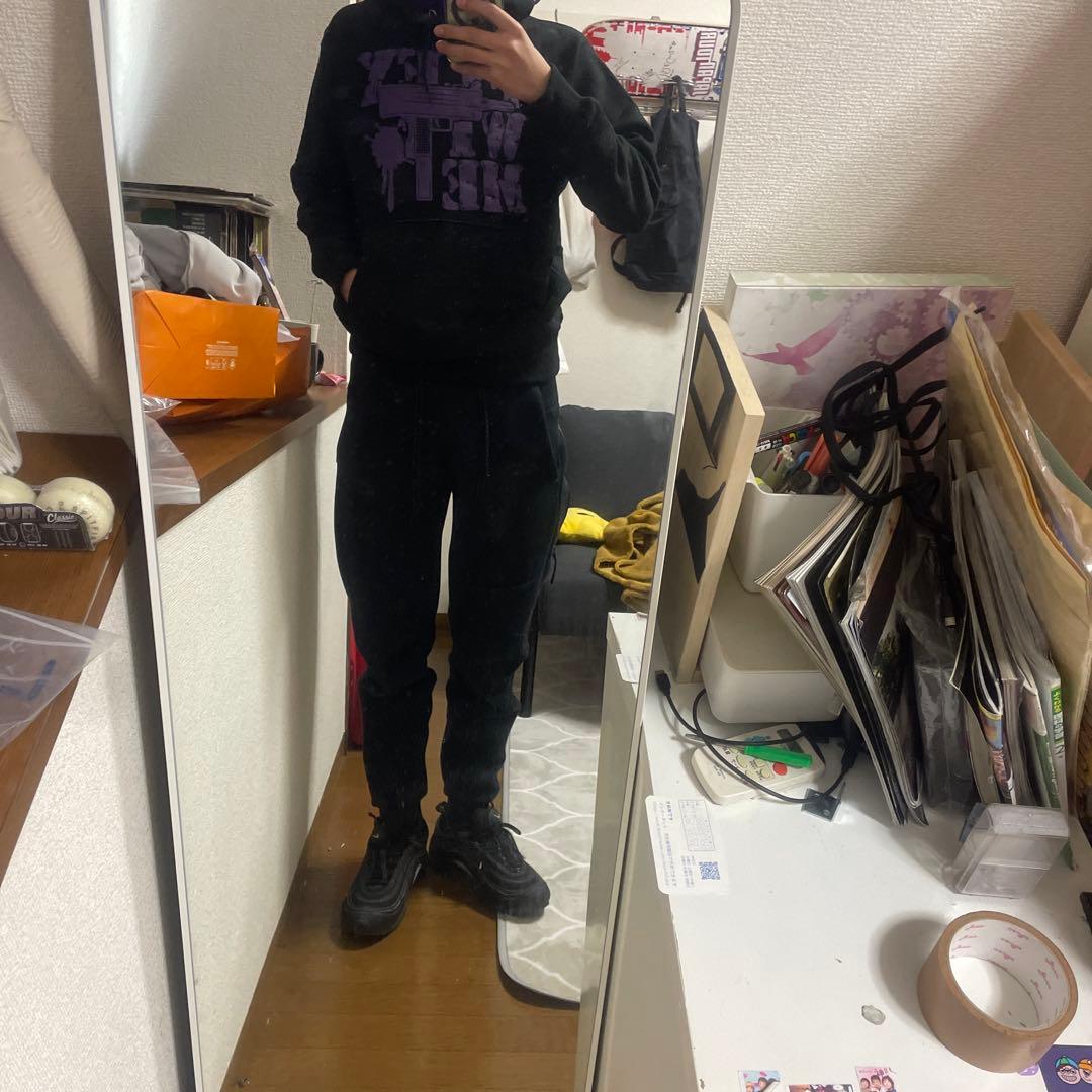 flexwitme パーカー　紫sサイズ