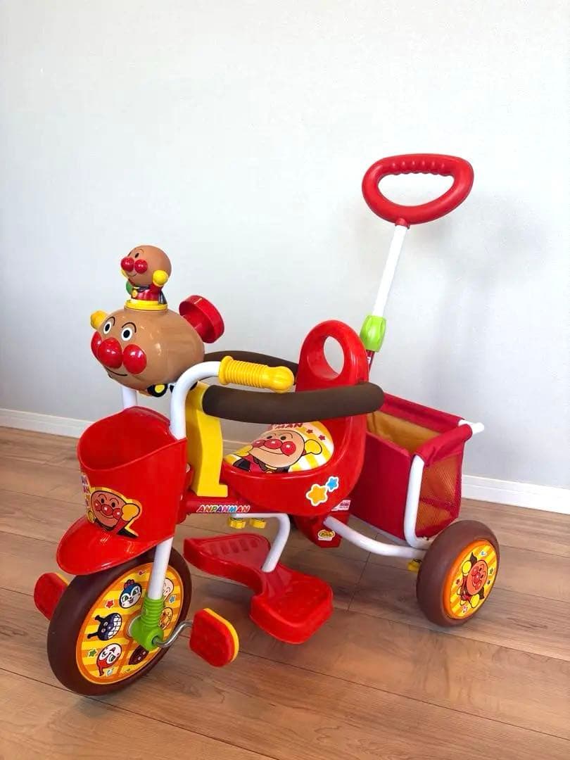 アンパンマン ジョイパレット ピースⅡ 三輪車 わくわくアンパンマンごう