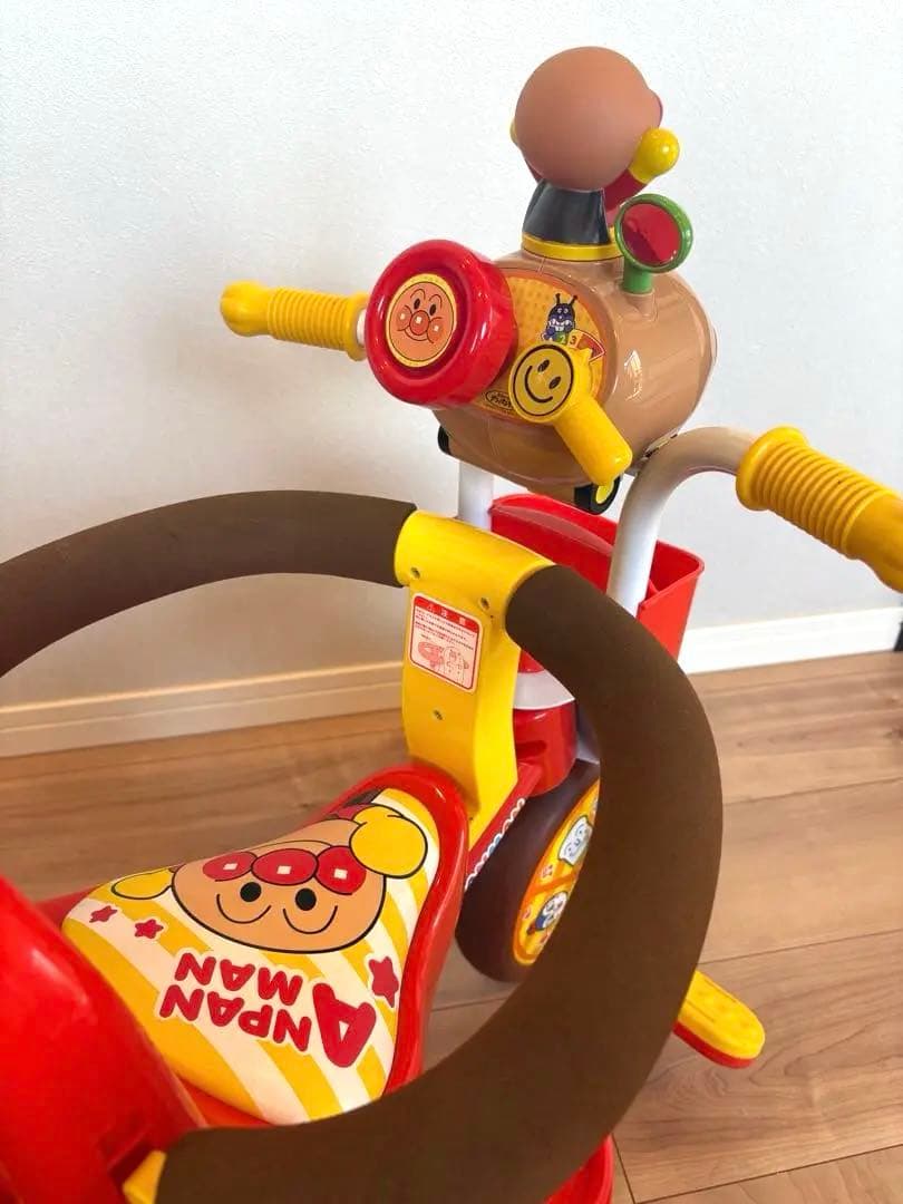 アンパンマン ジョイパレット ピースⅡ 三輪車 わくわくアンパンマンごう