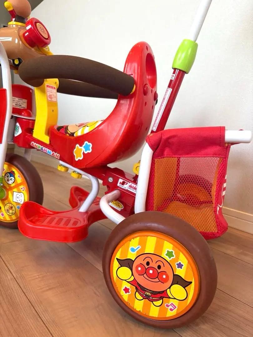 アンパンマン ジョイパレット ピースⅡ 三輪車 わくわくアンパンマンごう