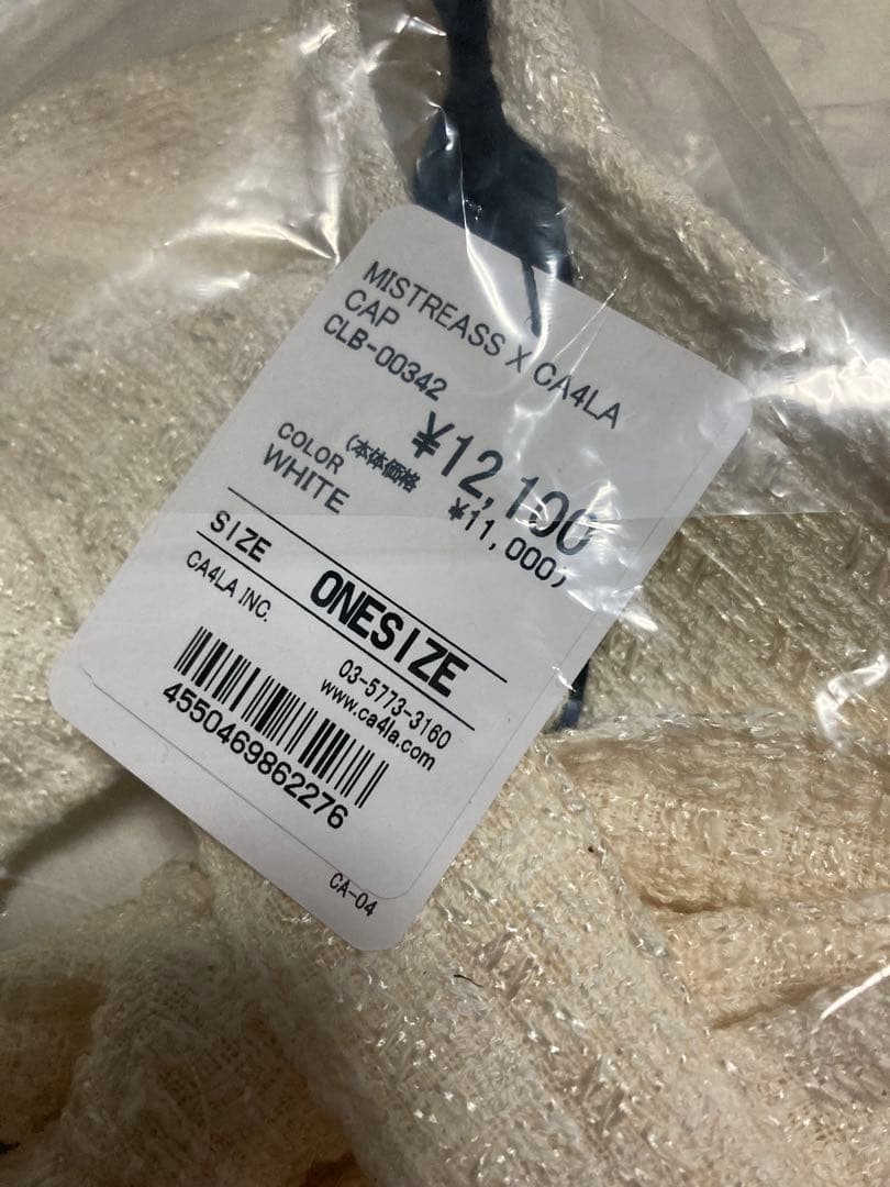 新品タグ付き♡CA4LA♡ミストレアス♡三上悠亜♡キャップ