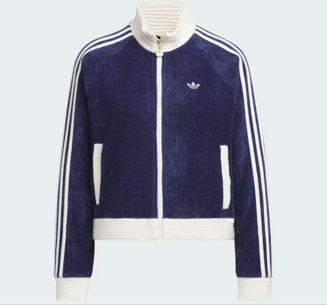 adidas オリジナルズコーデュロイ ジャケット ブルー