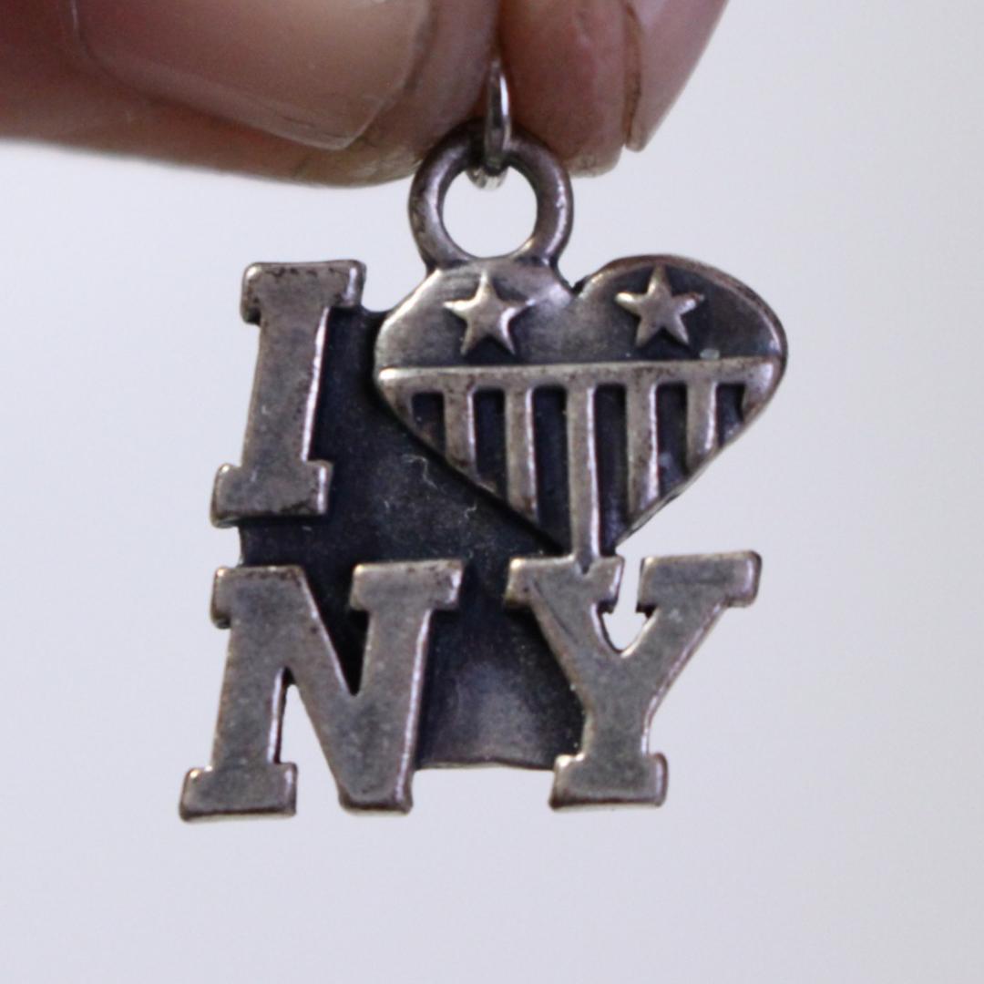 I LOVE NY ネックレス チャーム　シルバー 　SJC サンダンス　925