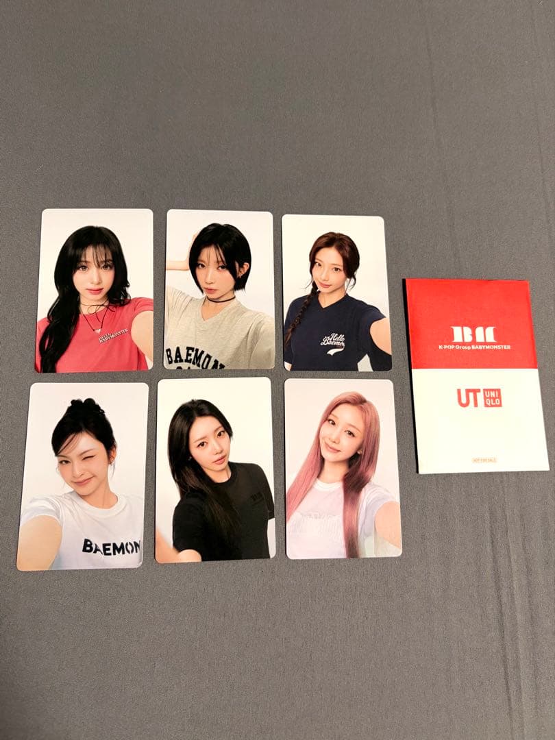 Babymonster x ユニクロ 購入特典 全6点セット ベビモン C