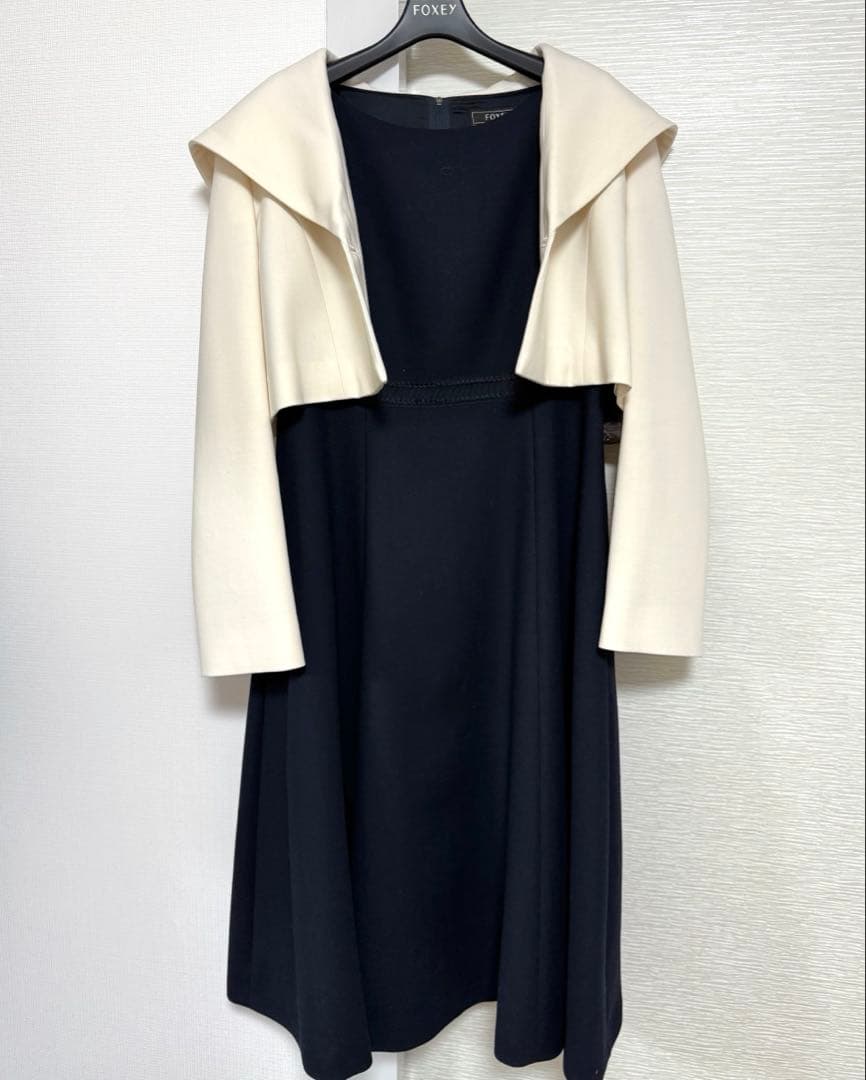 新品タグ付★FOXEY BOUTIQUE★ジャケット　パスティール38ホワイト