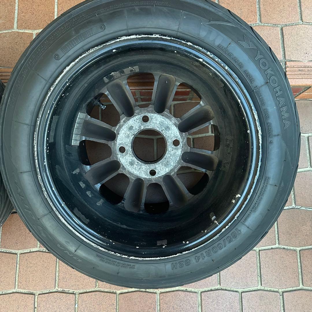 ②【当時物】RSワタナベ 14インチ 8.5J Rタイプ 2本セット