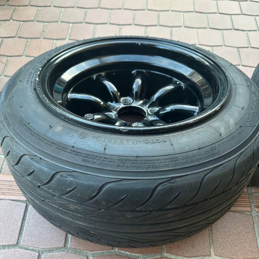 ②【当時物】RSワタナベ 14インチ 8.5J Rタイプ 2本セット