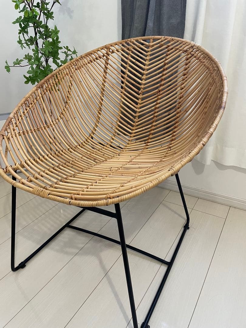 フランフラン　ラタンチェア　ナチュラル