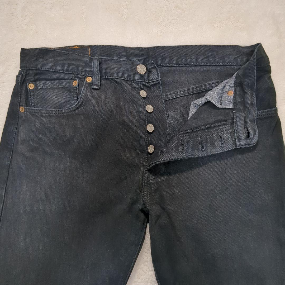 ✨後染めブラック！w33✨ EURO LEVI'S 501 ユーロリーバイス