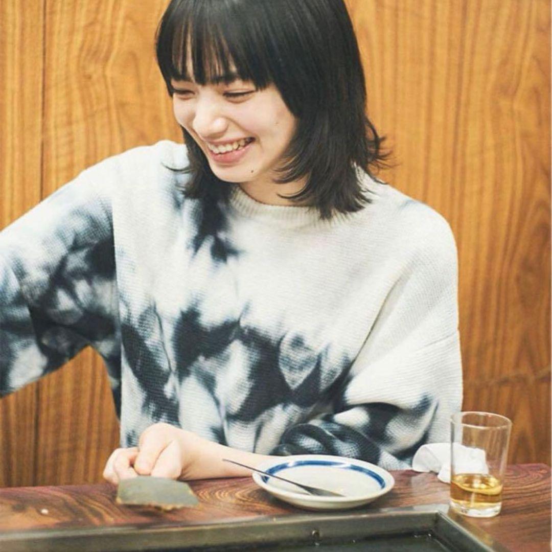 6 ROKU DYE KNIT PULLOVER ニット カシミヤ 小松菜奈着用