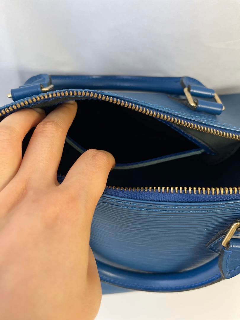 美品　LOUIS VUITTON ルイヴィトン エピ ボストンバッグ レザー