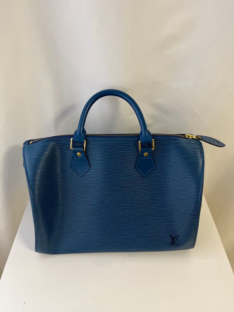 美品　LOUIS VUITTON ルイヴィトン エピ ボストンバッグ レザー