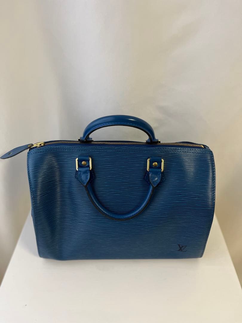 美品　LOUIS VUITTON ルイヴィトン エピ ボストンバッグ レザー