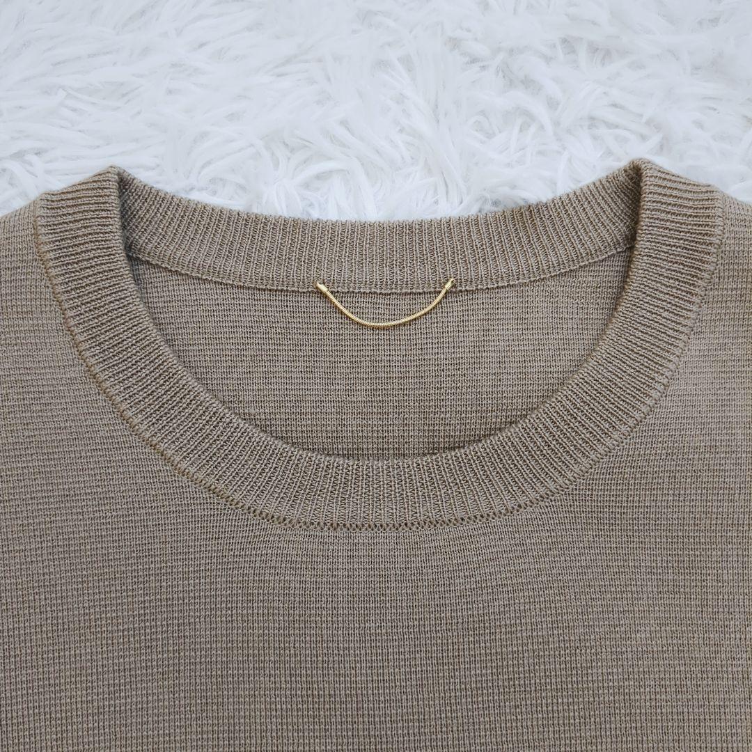 L'Appartement アパルトモン ショート丈 クルーネックニット 現行