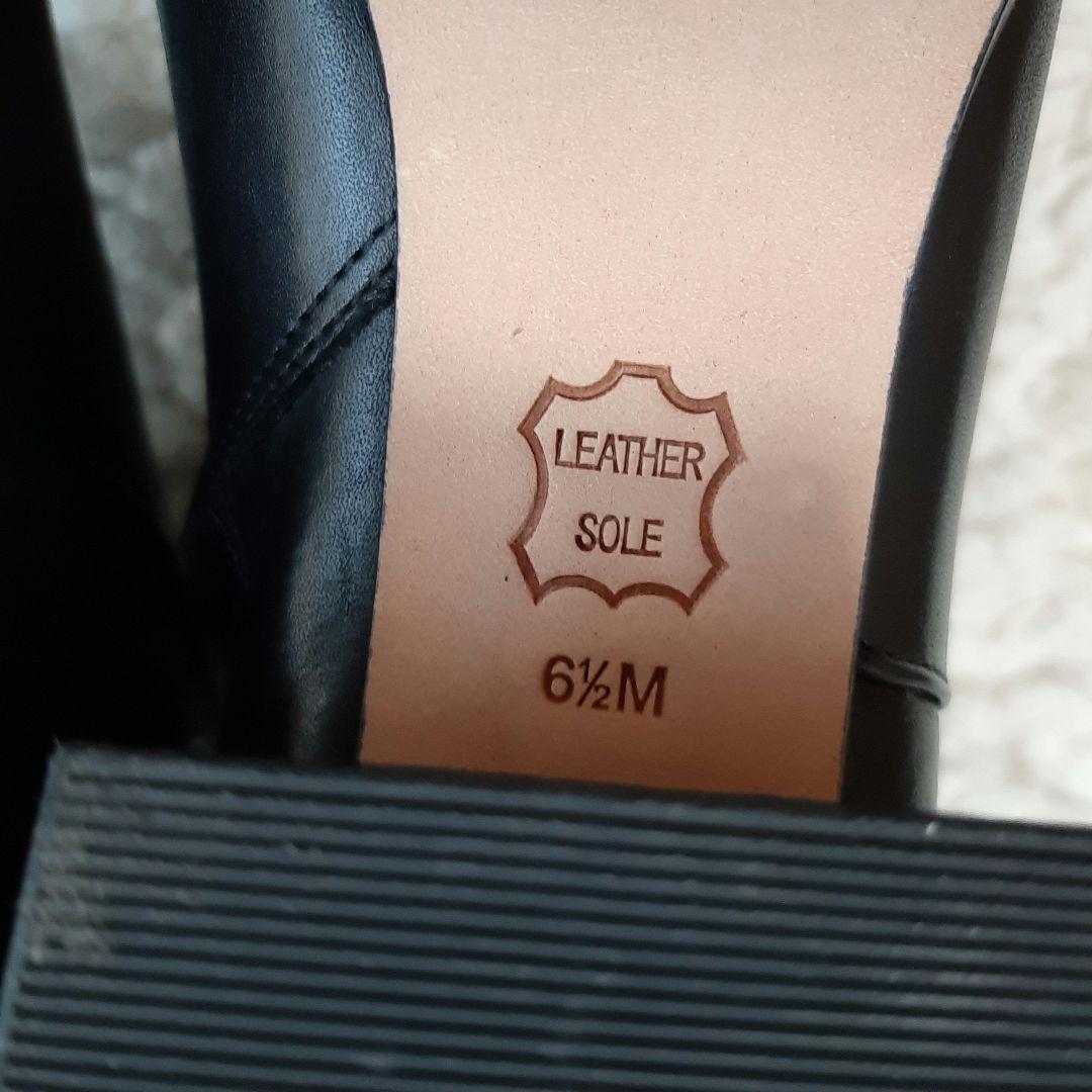 極美品 ショートブーツ　トリーバーチ レザー　ブラック 23.5 サイドジップ