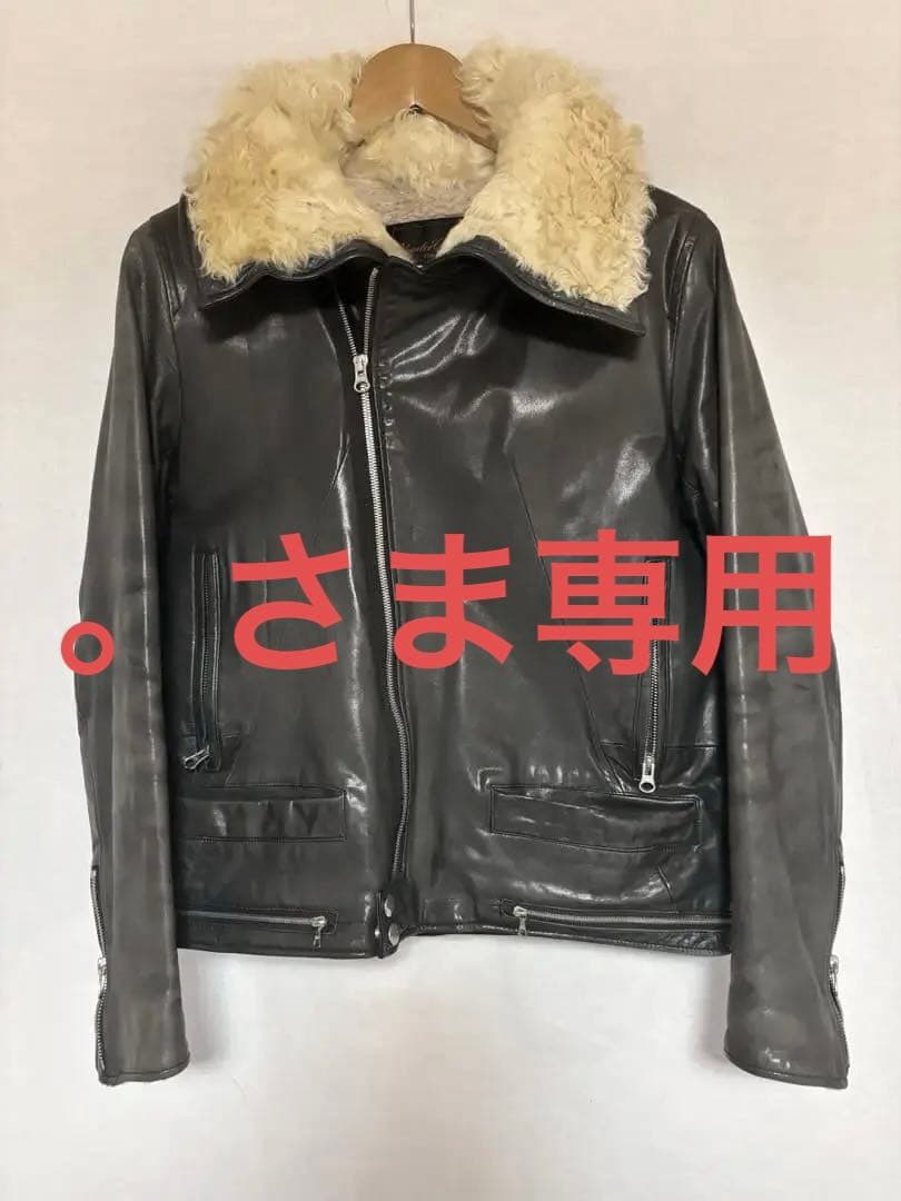 。さま専用　ホースレザーライダースジャケット２