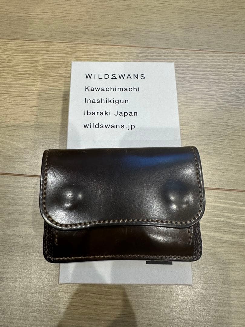 WILD SWANS タング　シェルコードバン　ダークコニャック