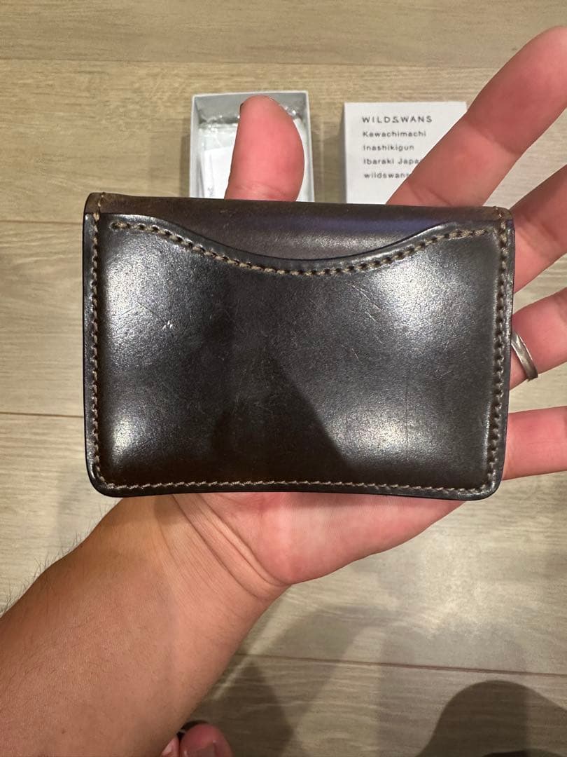 WILD SWANS タング　シェルコードバン　ダークコニャック