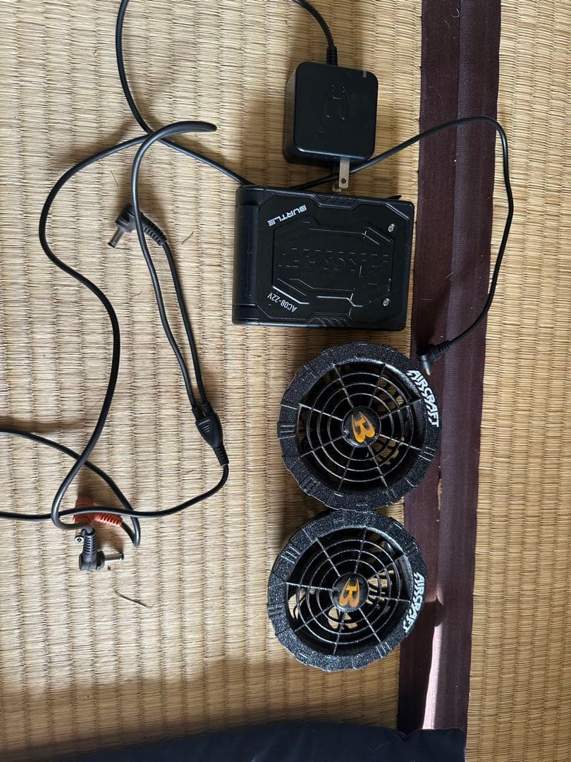 AIRCRAFT 空調服用ファンセット