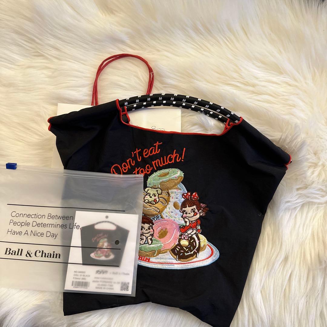 Ball&Chain 不二家 ペコちゃん ブラック MSサイズ