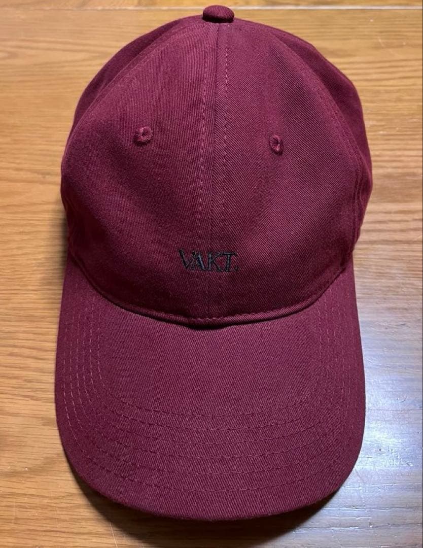 VAKT CAP I / BURGUNDY ベースボールキャップ