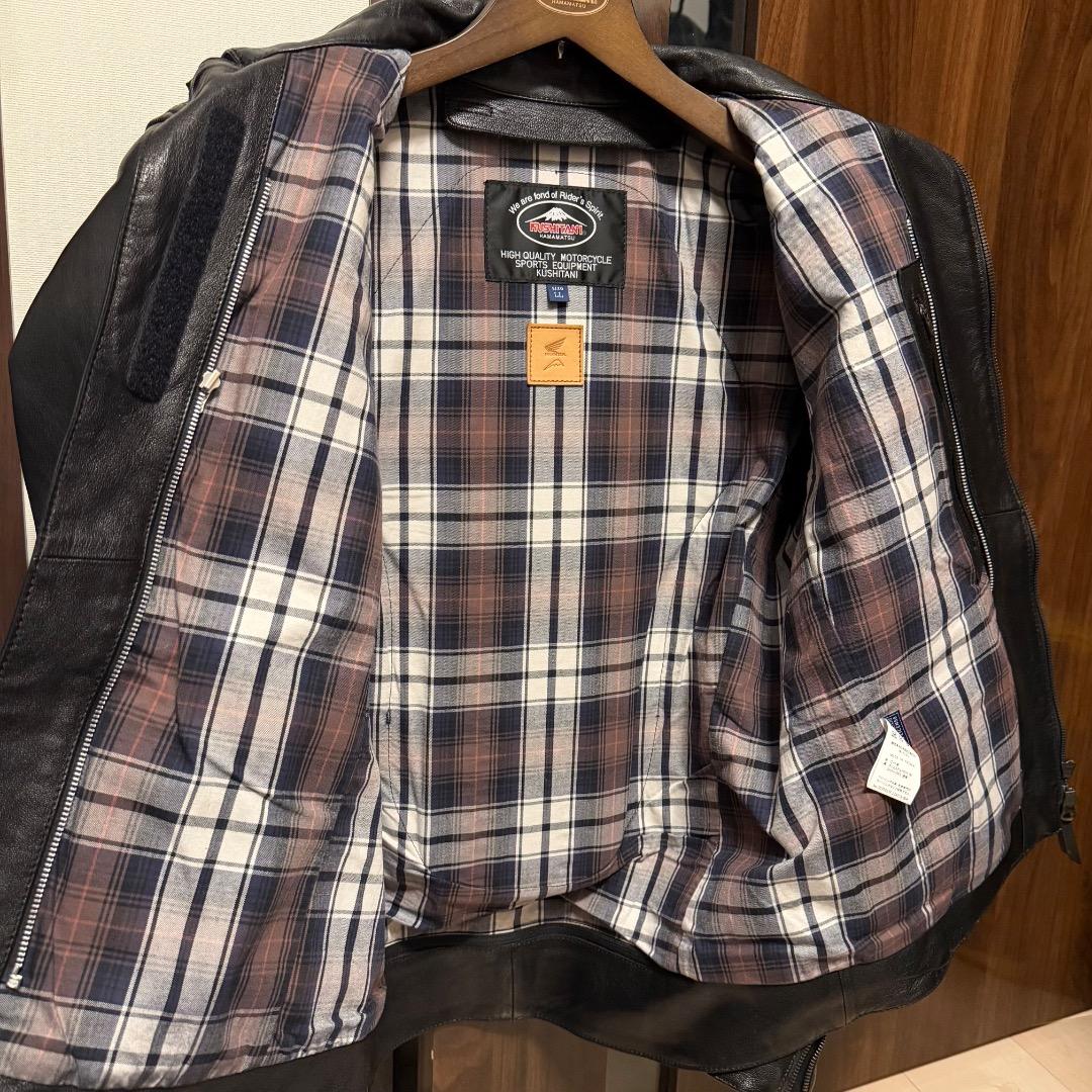 Honda×KUSHITANI レザージャケット LL