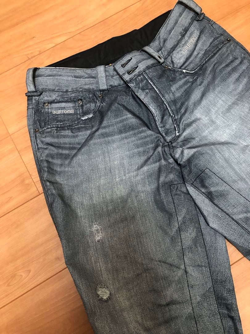 バートン　GORE-TEX ビンテージデニム　プリントパンツ　サイズL
