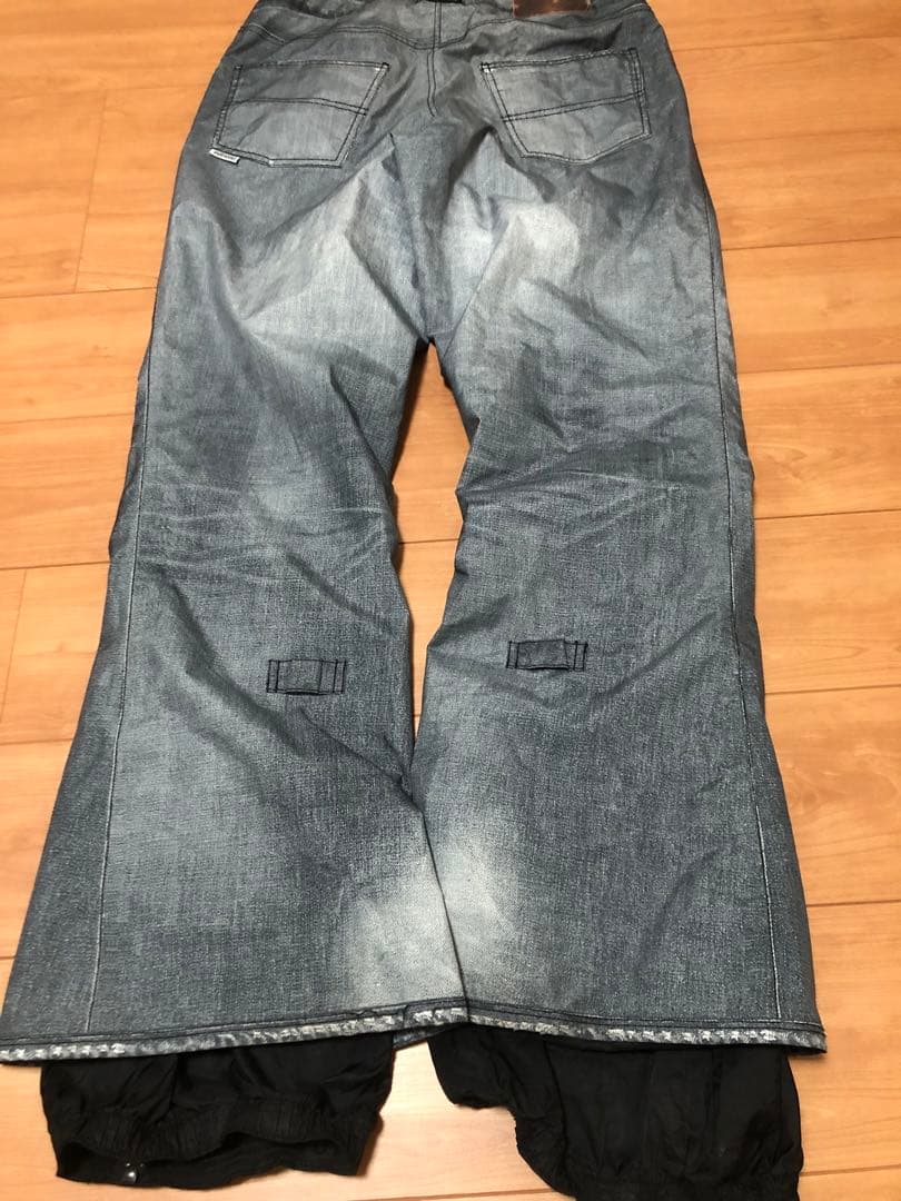 バートン　GORE-TEX ビンテージデニム　プリントパンツ　サイズL