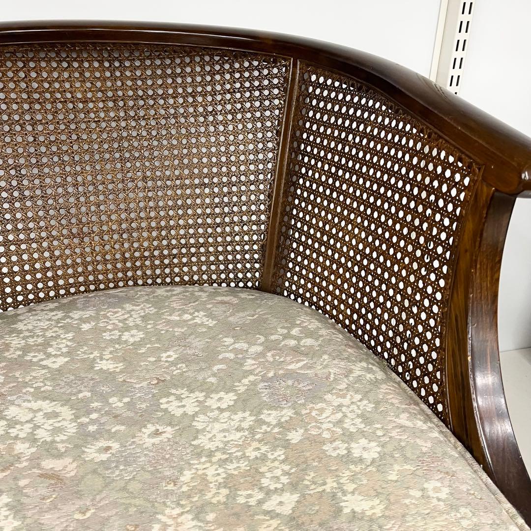 karimoku カリモク ソファ チェア イス コロニアル ラタン 肘掛け椅子