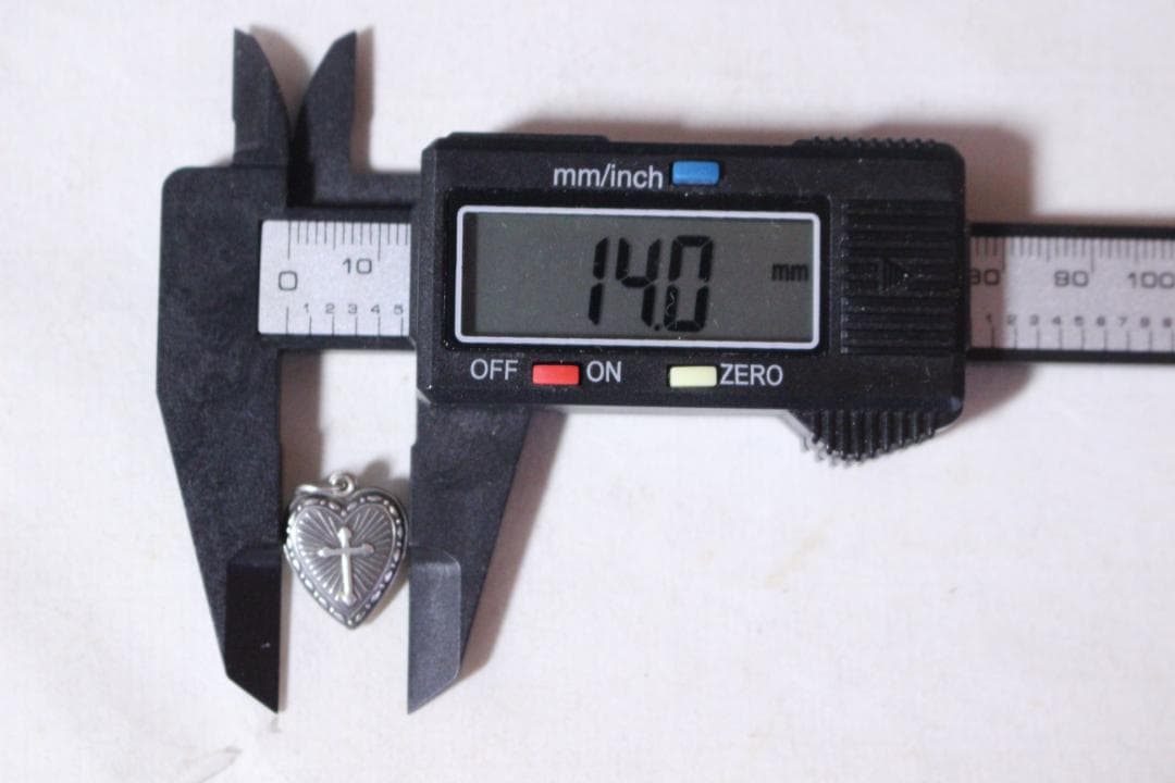 40s　スウィートハートジュエリー　パフィハート　シルバー　十字架　クロス