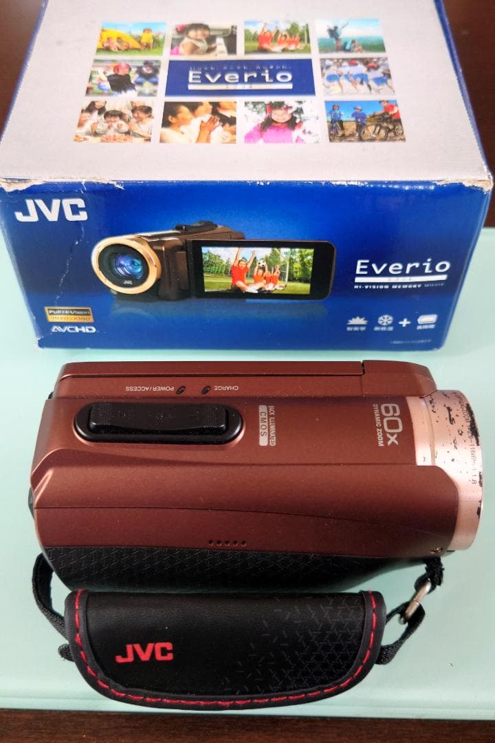 ◆JVC Everio◇GZ-F100-T◆フルHDビデオ☆SD64GB付
