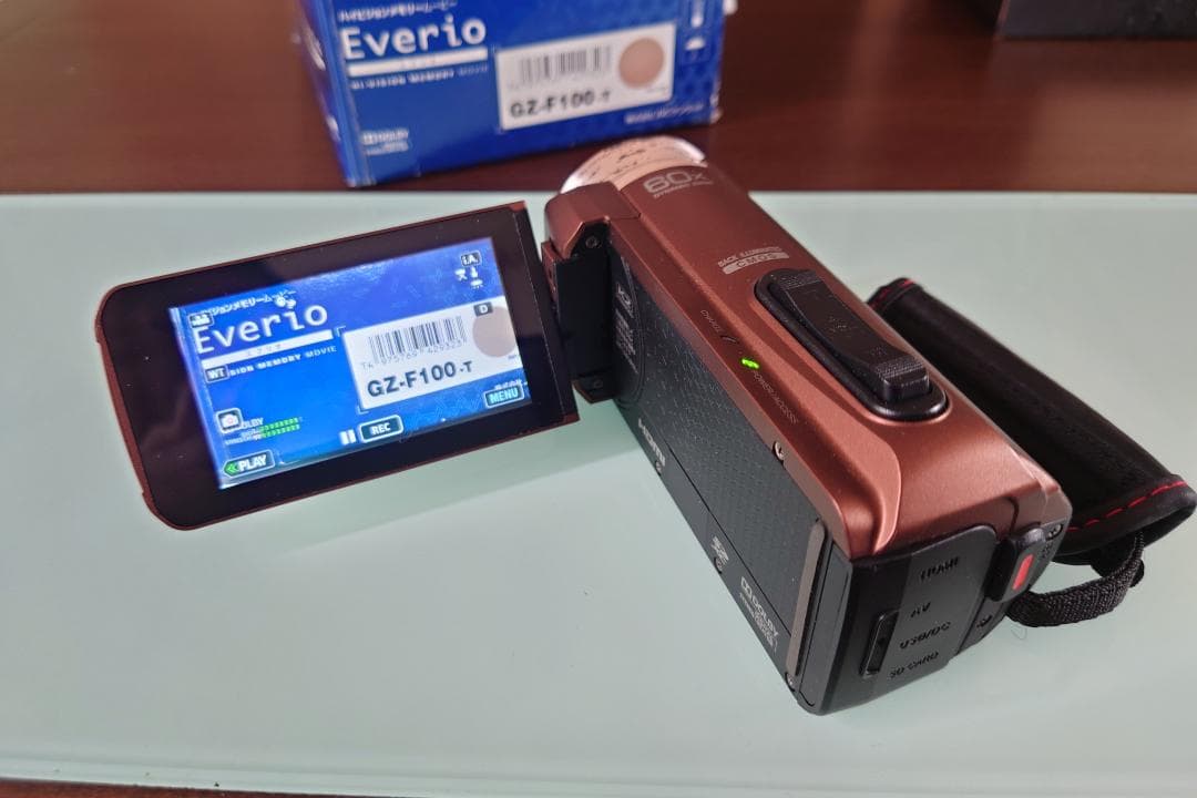 ◆JVC Everio◇GZ-F100-T◆フルHDビデオ☆SD64GB付
