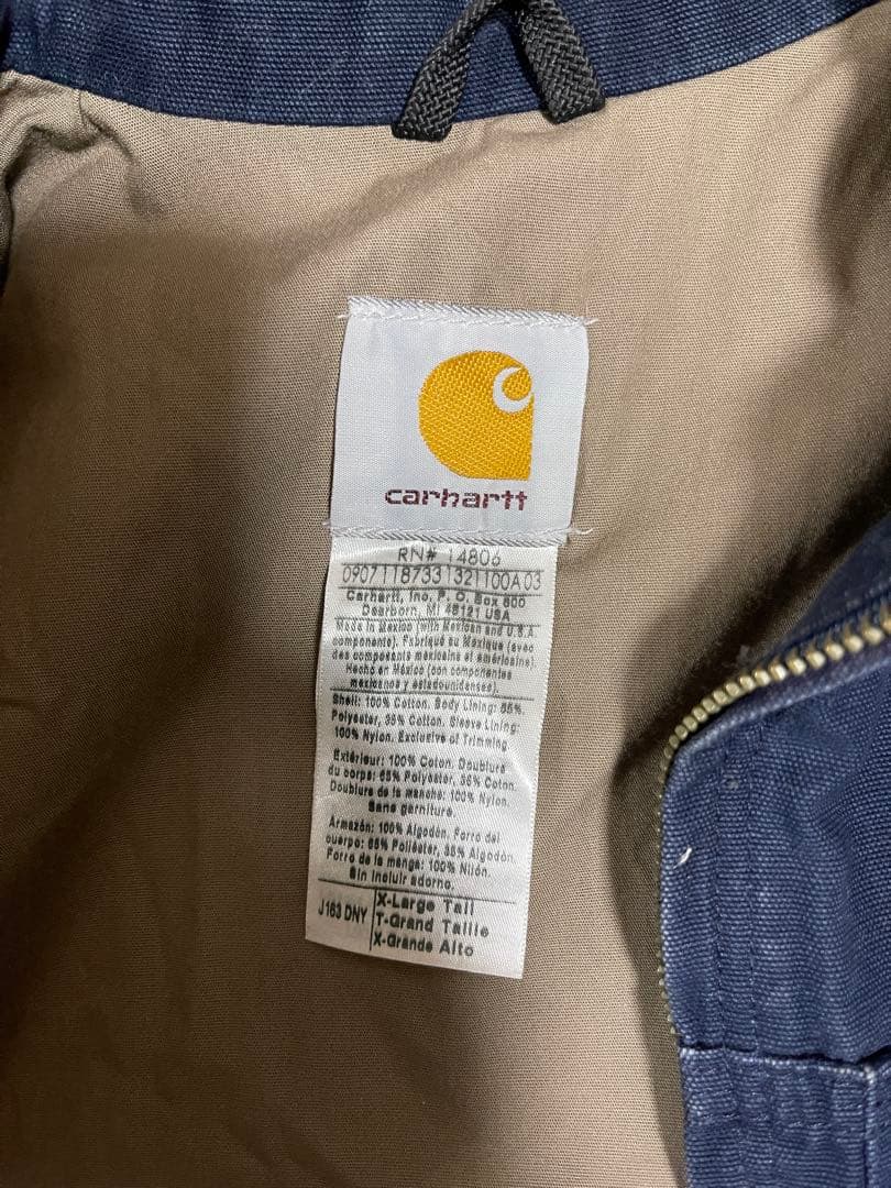 カーハートジャクソンジャケットアクティブジャケット　ネイビーDNY XL