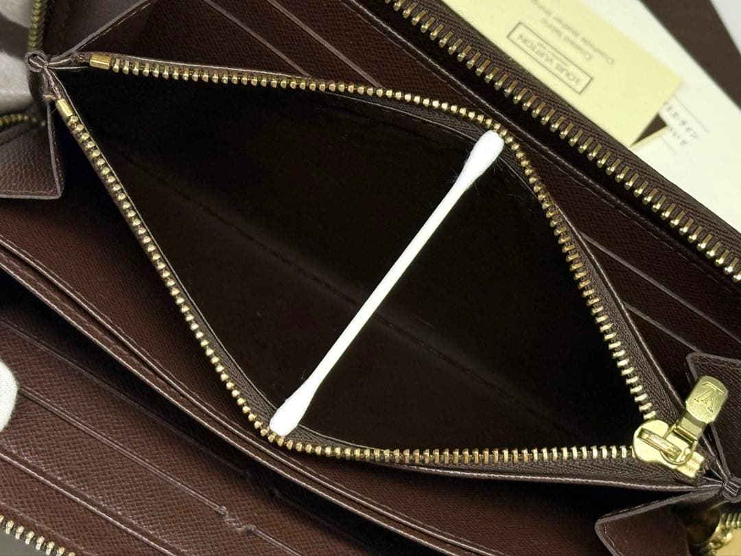 極美品！LOUIS VUITTONルイヴィトン　ダミエ　ジッピーウォレット長財布