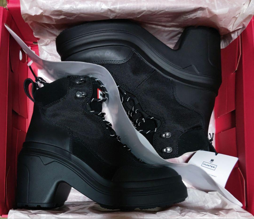 HUNTER【W ANKLE NYL HEEL BT】 ハンター ブーツ US8