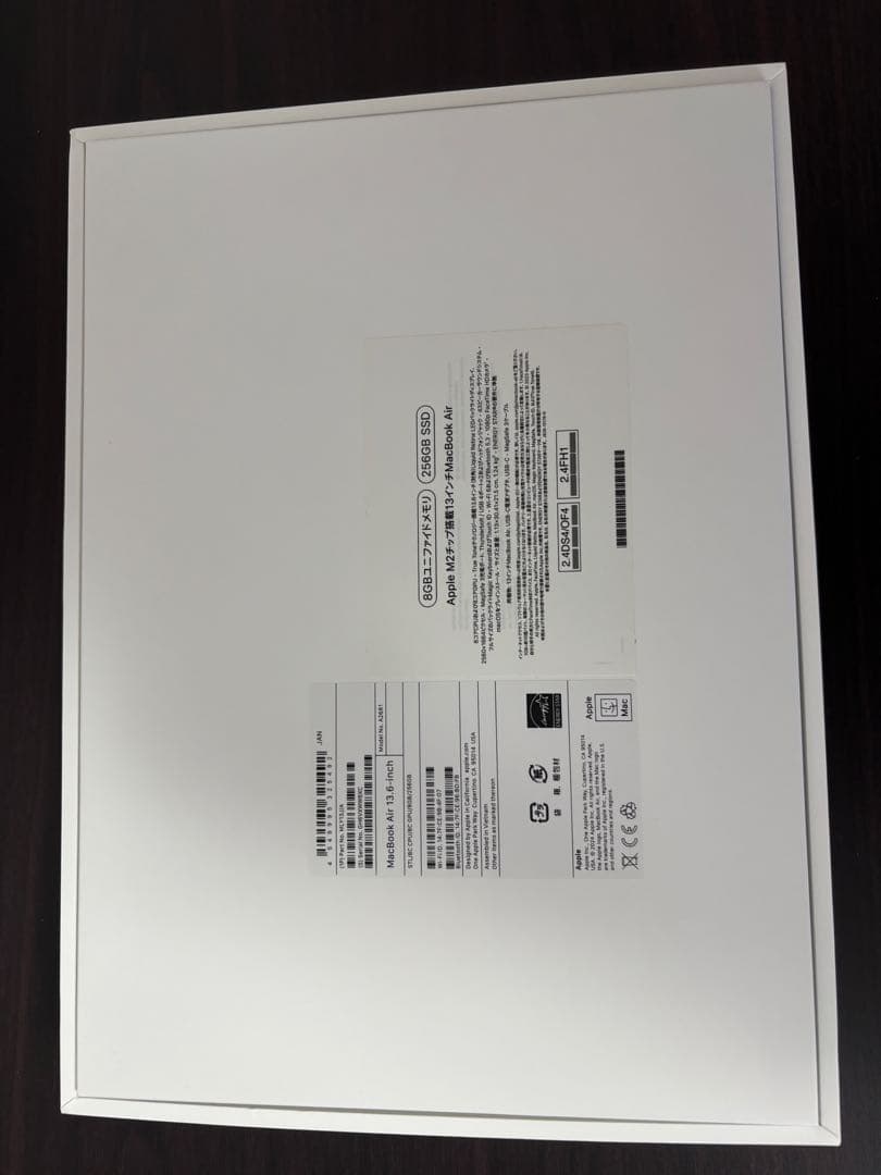 MacBook本体 MacBook Air M2 (2022) 8GB 256GB