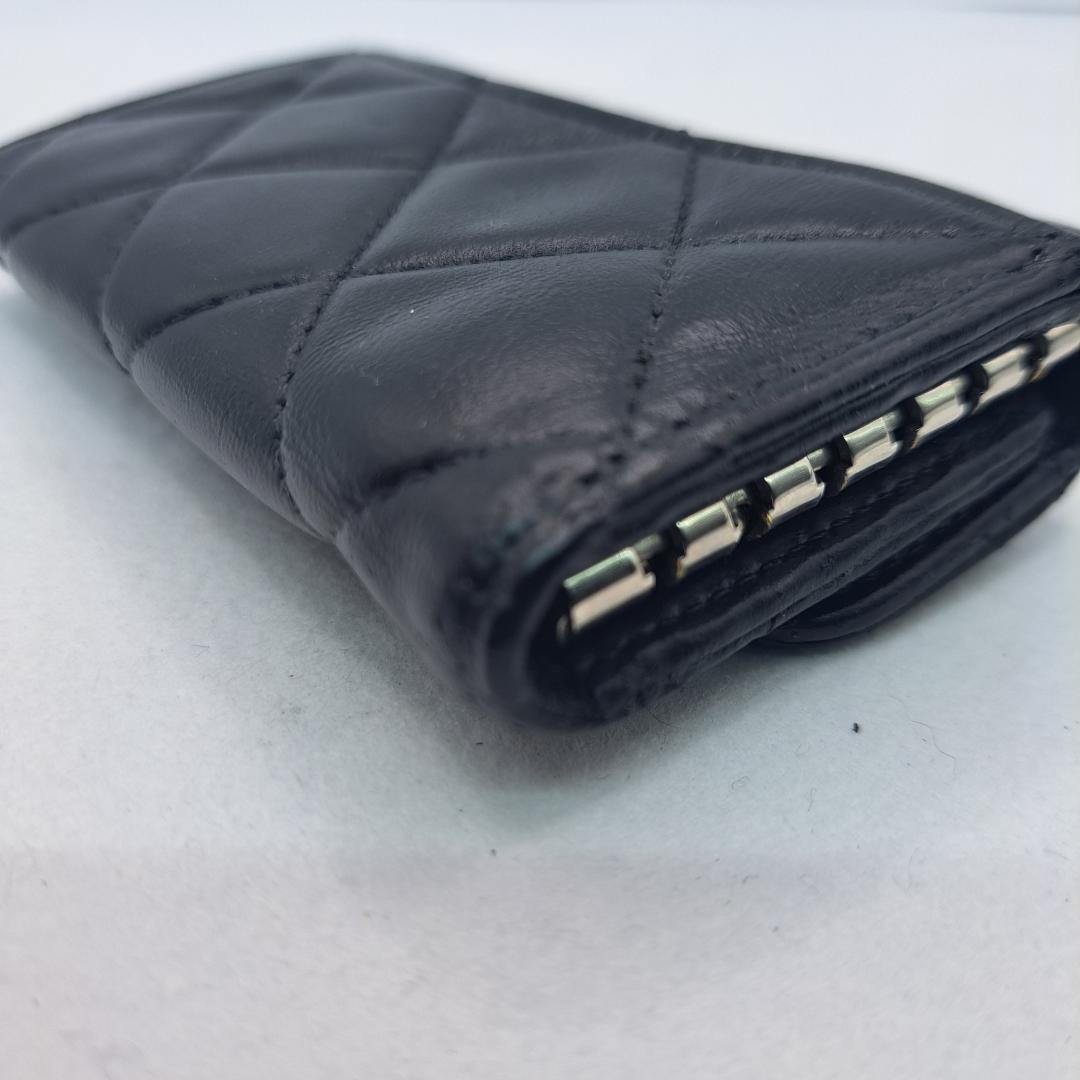 プロフ確認❤️おまとめ割　CHANEL　キーケース　マトラッセ　ブラック