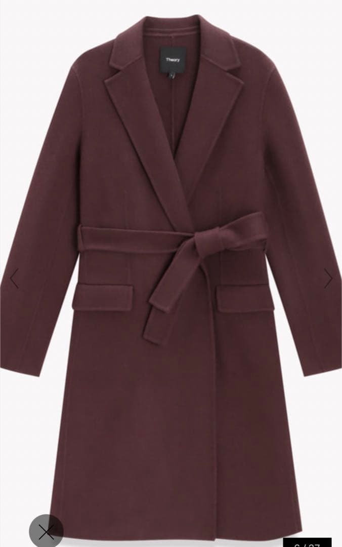 Theoryのコート✨️✨️イエベのウォータムさん