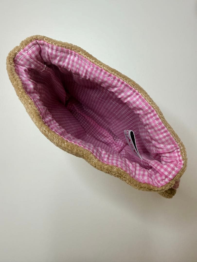 フェイラー　ドアップテディガール耳付き巾着ポーチ