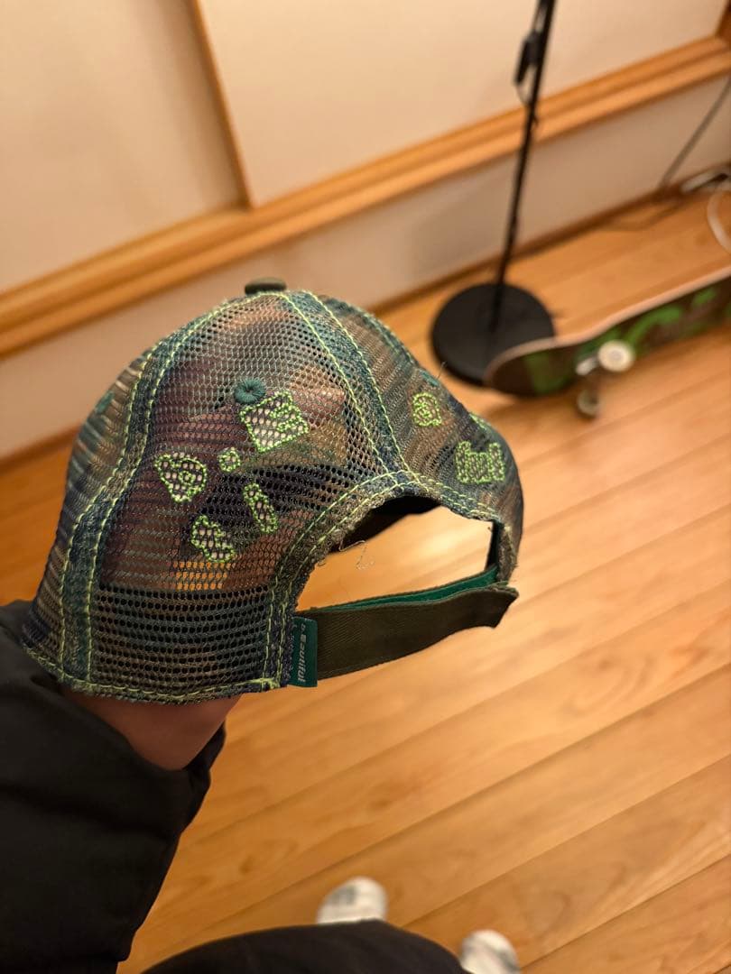 b.eautiful 迷彩メッシュキャップ