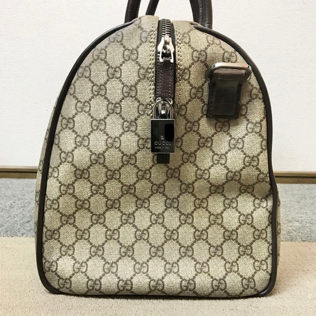 グッチ バンドバッグ ボストン 2WAY GGスプリーム 旅行 カギ S3251