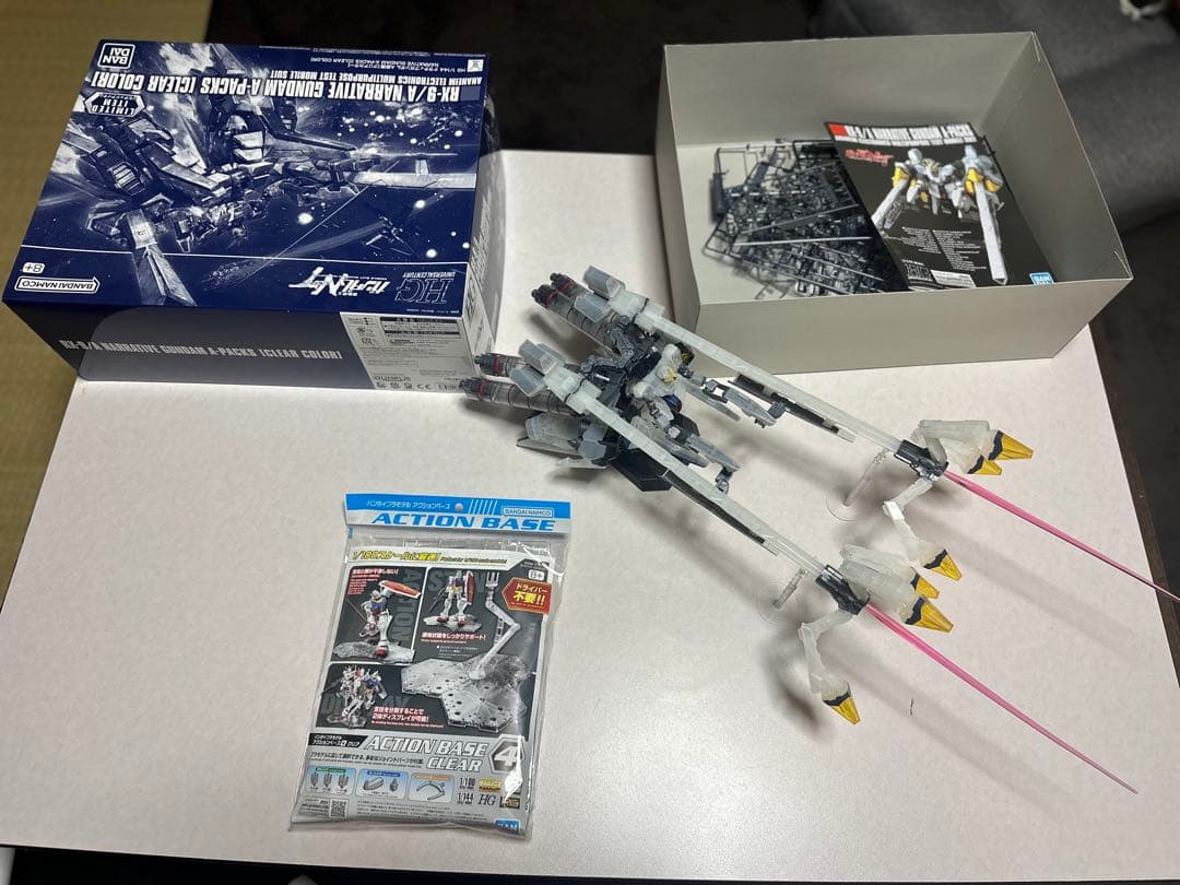 MG ナラティブガンダム　シナンジュスタイン MGＢ装備拡張 HGナラティブ