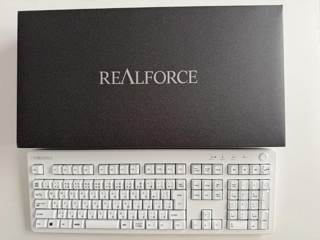 東プレ REALFORCE R3HA23 白 日本語配列 30g リアルフォース
