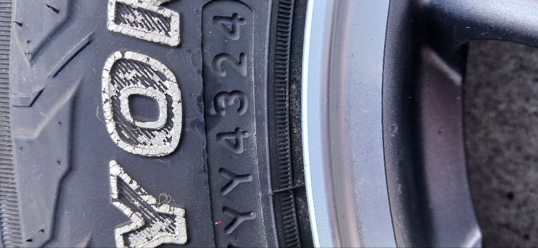 145/80-12インチアルミホイール　タイヤ2セット　軽トラ軽貨物対応タイヤ②