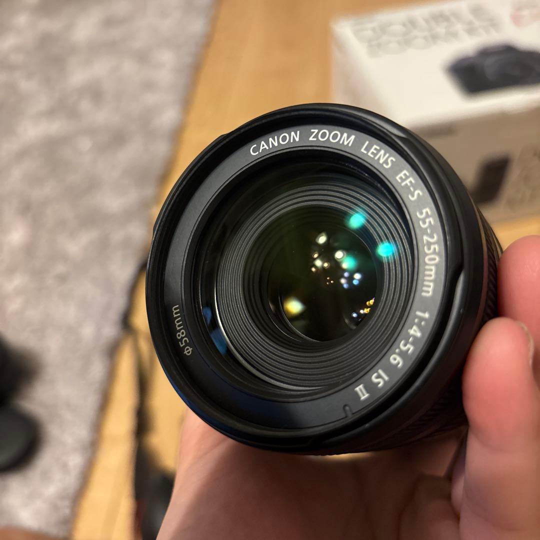 【ほぼ新品】【付属品多数】Canon EOS Kiss X7 ダブルズームキット