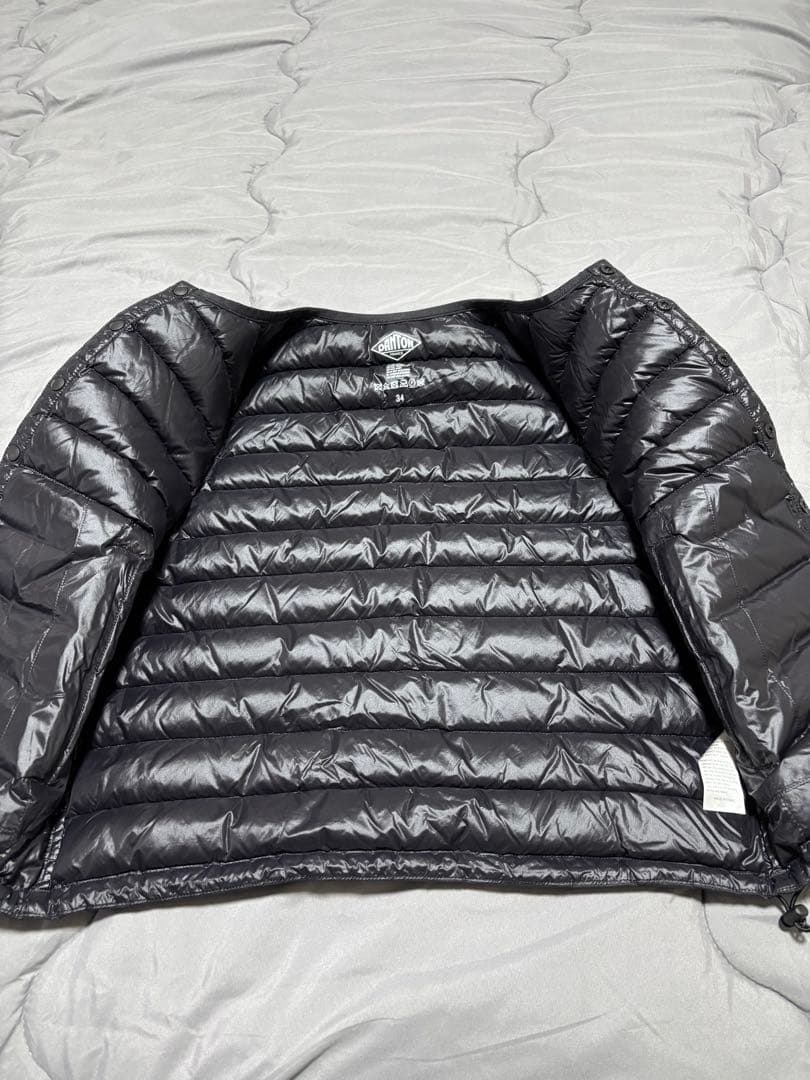 値下げしました❗️ダントンDANTON❗️ダウンベストインナーダウン　ブラック　34