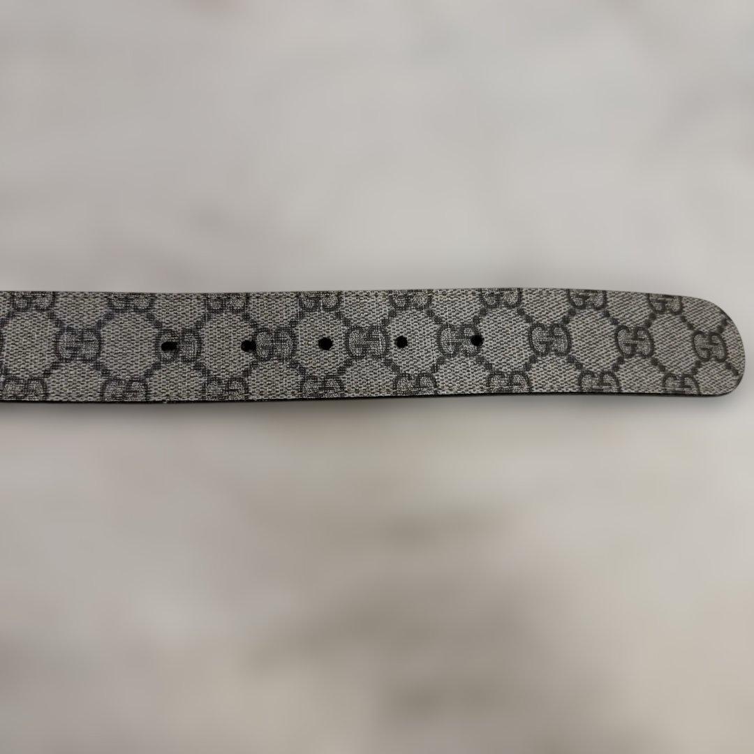 グッチ　GUCCI リバーシブル GGスプリーム キャンバス ベルト　美品