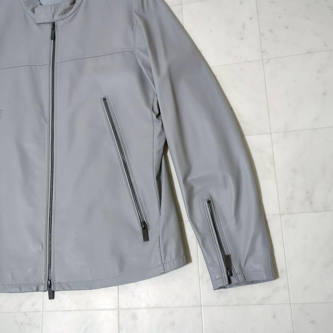 新品 2024年作品 JOSEPH HOMME シングルライダースジャケット