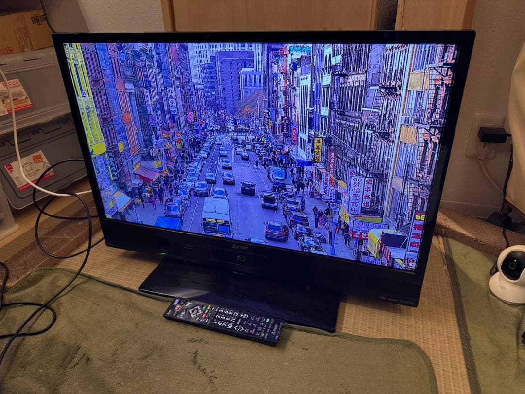 三菱 15年製32型 テレビ Blu-ray HDD内蔵 LCD-A32BHR7